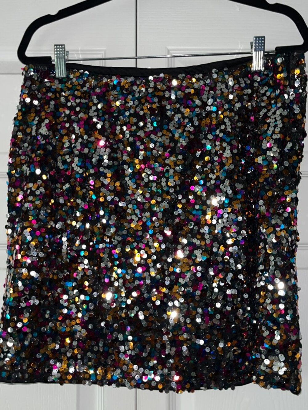 Shein Rainbow Sequin Skirt 2X